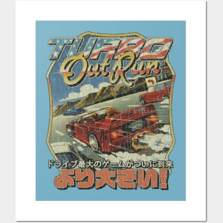 Turbo Outrun 1989 Posters and Art